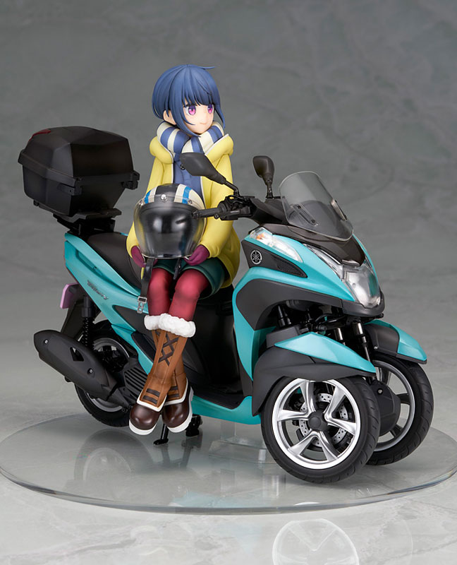 Yuru Camp Rin Shima with Three-wheeled Motorcycle 1/10 Complete Figure(Pre-order)