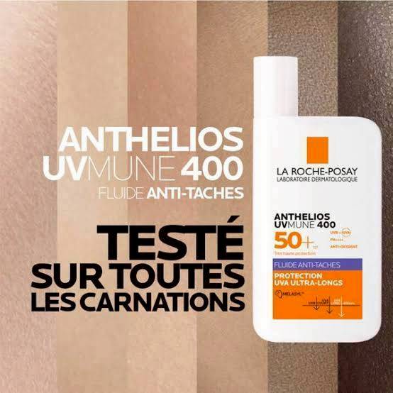 La Roche-Posay Anthelios UVMune 400 Anti-Dark Spot Fluid SPF 50+ ขนาด 50 ml.