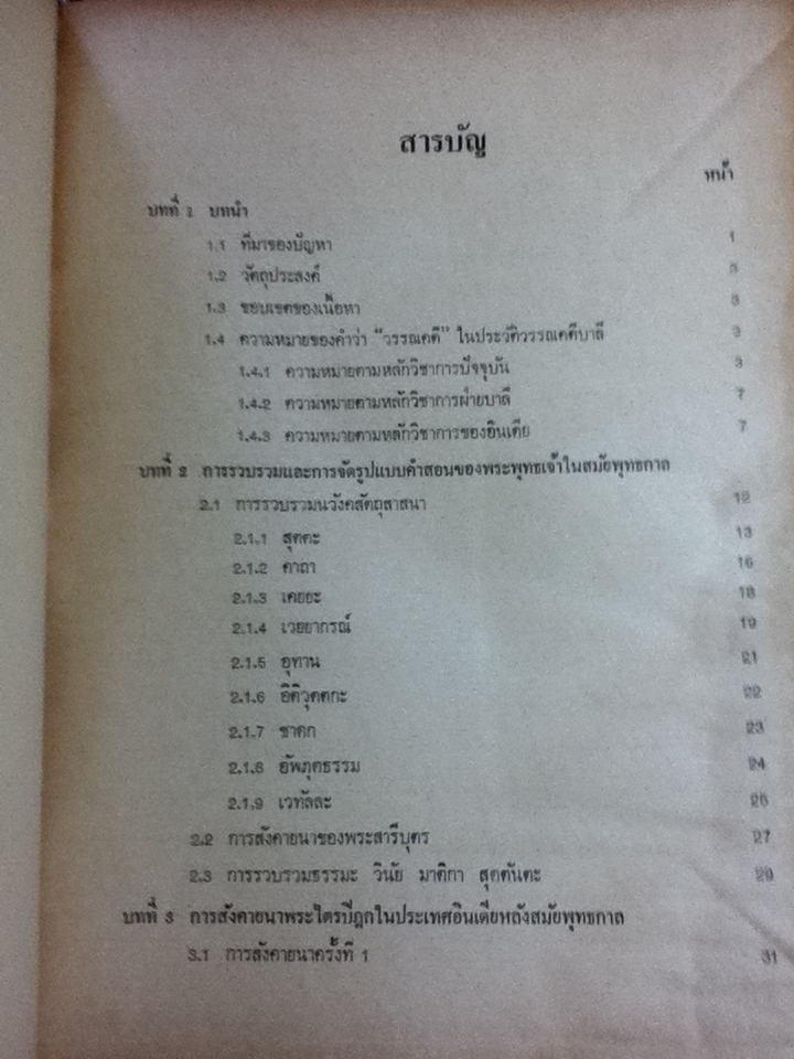ประวัติวรรณคดีบาลีในอินเดียและลังกา/ สุภาพรรณ ณ บางช้าง