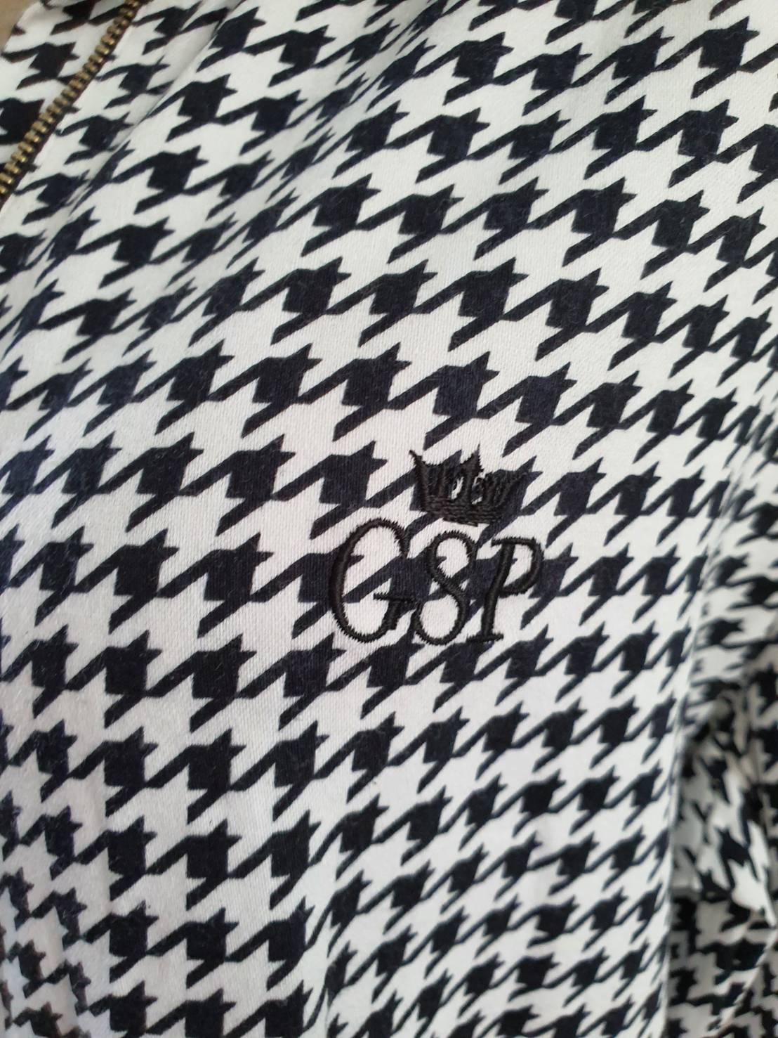 FF05519 เสื้อคลุมซิบผ่าหน้า ลายชิโนริ แบรนด์ GSP
