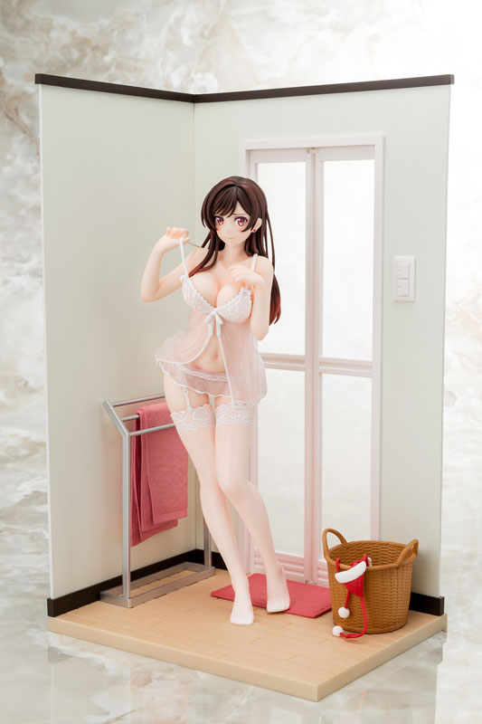 1/6 scaled pre-painted figure Rent-A-Girlfriend MIZUHARA Chizuru in see-through lingerie figure Angel White Ver.(Pre-order)