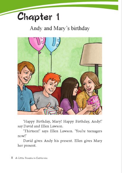 หนังสืออ่านนอกเวลาภาษาอังกฤษเรื่อง A Little Trouble in California (ระดับเบื้องต้น) A Little Trouble in California (Entry- Level )