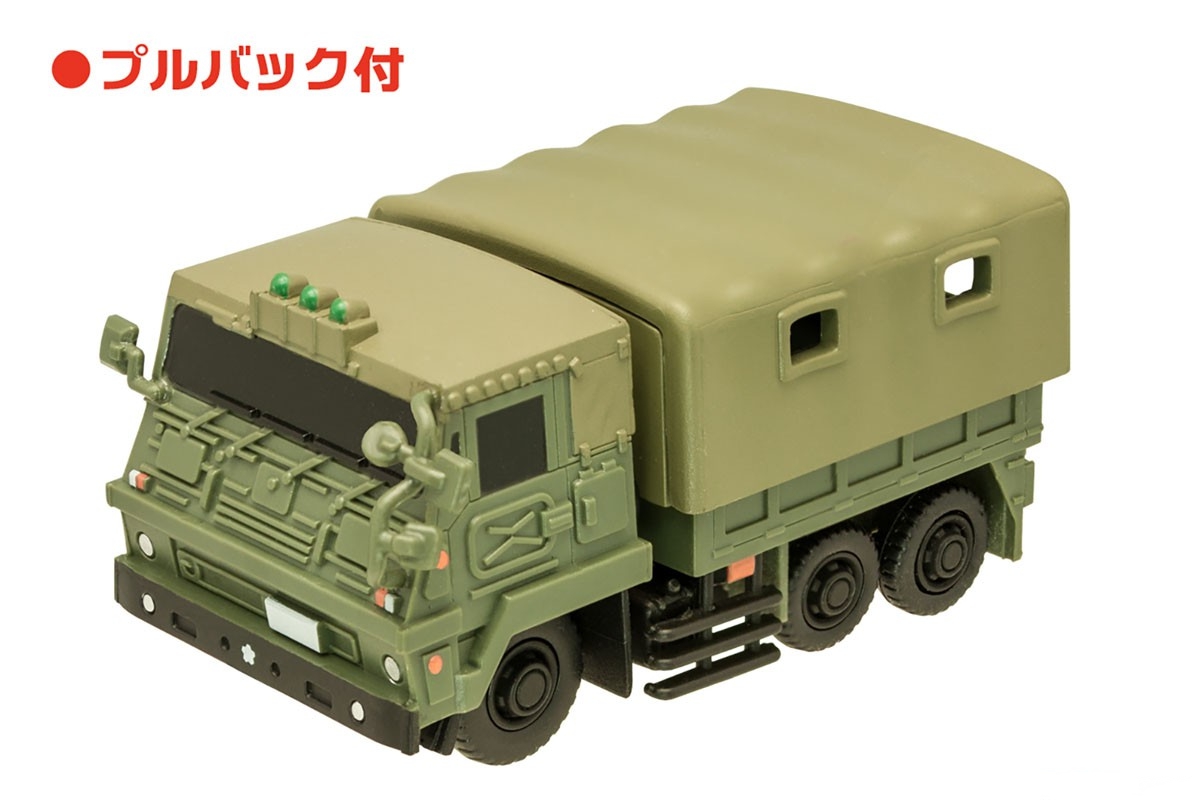 โมเดลรถบรรทุกจำลอง F-toys ชุด Chibi Scale JGSDF Vehicles #No.3 Type 73 Truck