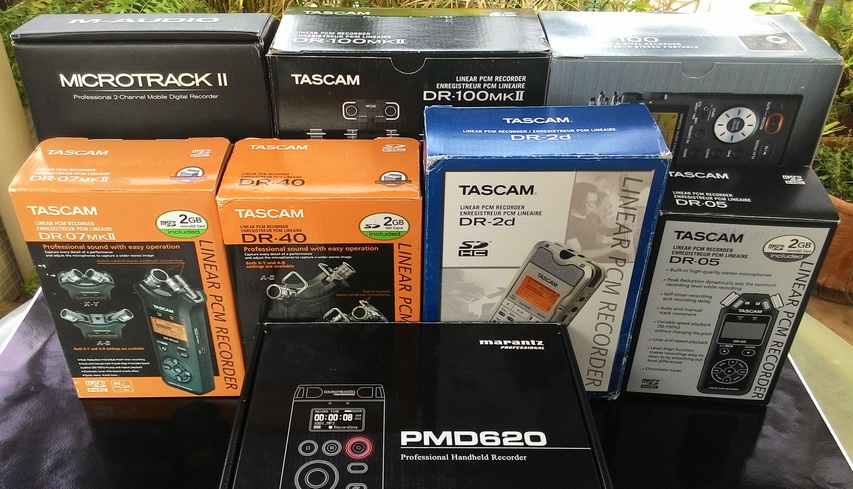 เครื่องอัดเสียง เครื่องบันทึกเสียง Recorders หูฟัง Earphone เสียงดี ขาย Sale