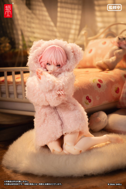 "G.N.PROJECT" Option Costume Teddy Bear Coat (Light Pink Ver.) (DOLL ACCESSORY)(Provisional Pre-order)