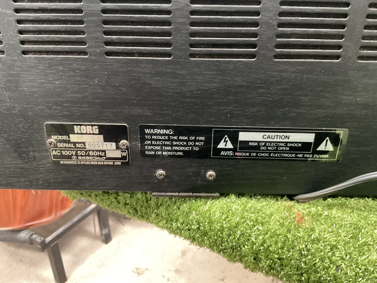 เปียโน KORG : C-25S สินค้าไม่พร้อมใช้งาน (ต้องซ่อม)