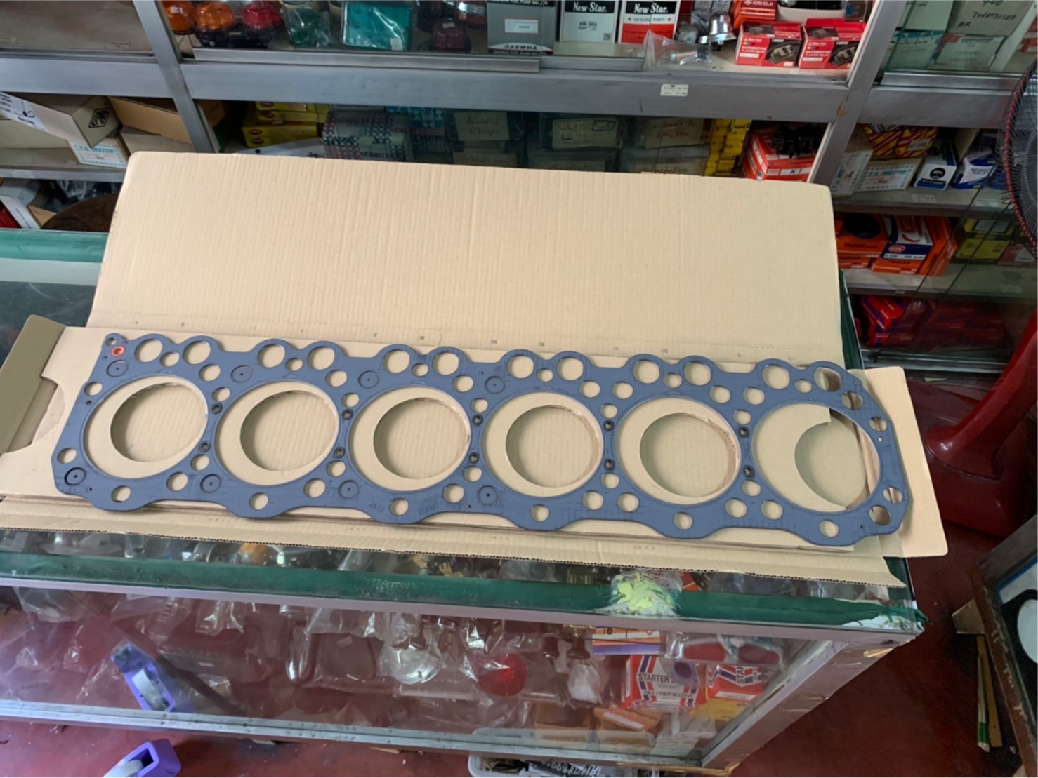 ประเก็นฝาสูบ HINO P11C แท้ รู 127 mm