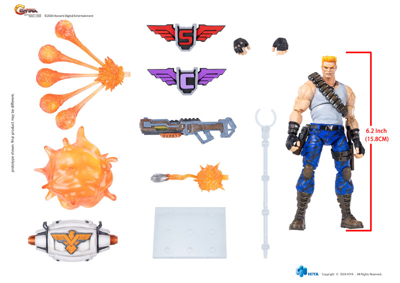 Contra: Operation Galuga 1/12 Exquisite Basic Action Figure Bill Rizer(Provisional Pre-order)