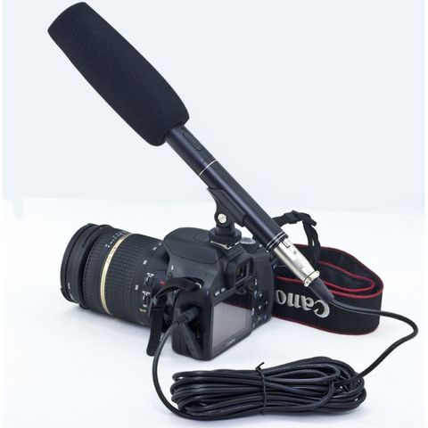ไมค์ shotgun ไมค์สัมภาษณ์ สำหรับงานทีวี กล้อง DSLR