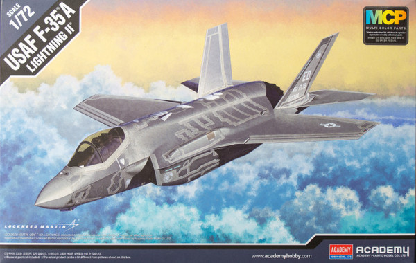 โมเดลเครื่องบินจำลอง Academy ขนาด 1/72 AC12507 Lockheed-Martin F-35A Lightning II (USAAF) (MCP)