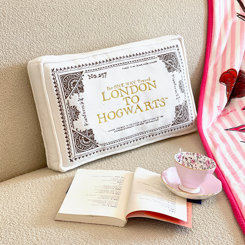 [Pre-Order] Harry Potter Hogwarts Express Train Ticket Pillow