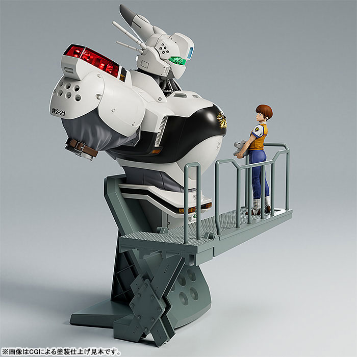 PLAMAX MF-75 minimum factory Fighter Nose Collection Patlabor Noa Izumi with Alphonse 1/20(Pre-order)