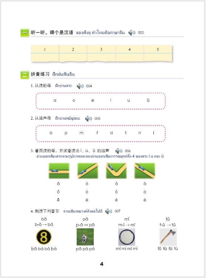 แบบเรียนภาษาจีนวันละนิด เล่ม 1 + MPR online 天天汉语——泰国中学汉语课本 1+MPR Everyday Chinese — Chinese Course Book for Middle Schools in Thailand 1 + MPR