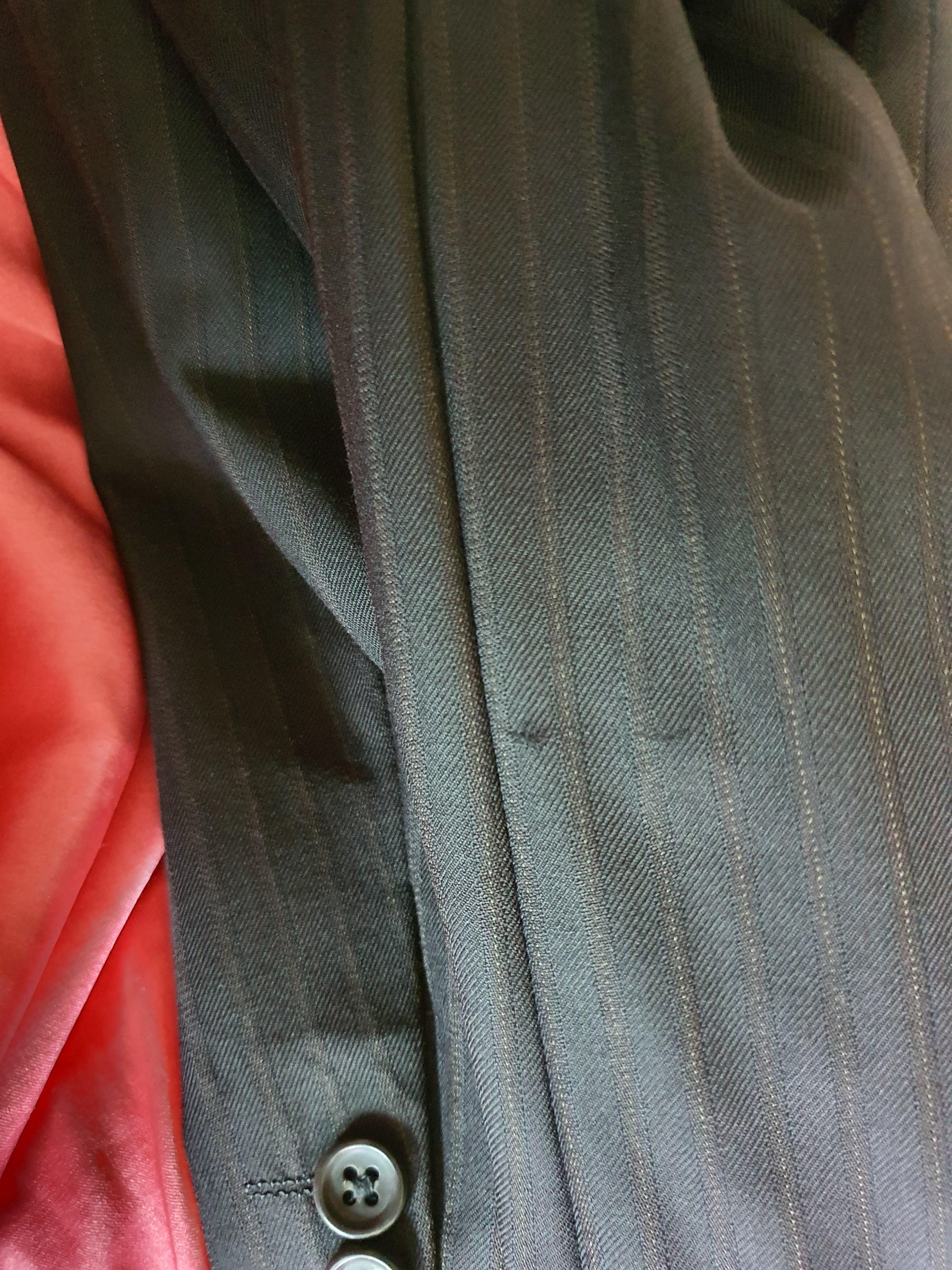 Suit0031 เสื้อสูท มือสอง สีดำ แบรนด์ visaruno ญี่ปุ่น อก 37 นิ้ว