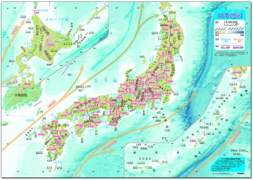 [สื่อการสอนภาษาญี่ปุ่น] แผนที่จิ๊กซอว์หมู่เกาะประเทศญี่ปุ่น New日本列島ジグソー (社会科常識) New Japanese archipelago jigsaw (social studies common sense)