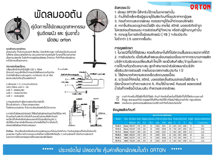 พัดลมใบดำติดผนัง และ พัดลมตั้งพื้นใบดำ มีระยะเวลาการใช้งานยาวนาน พัดลมตั้งพื้น 20 นิ้ว, พัดลมตั้งพื้น 24 นิ้ว, พัดลมตั้งพื้น 26 นิ้ว, พัดลมตั้งพื้น 30 นิ้ว ราคาถูก