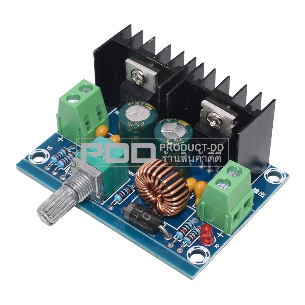วงจรลดแรงดัน DC-DC Step Down Converter 1.25-36V 8A ชิป XL4016
