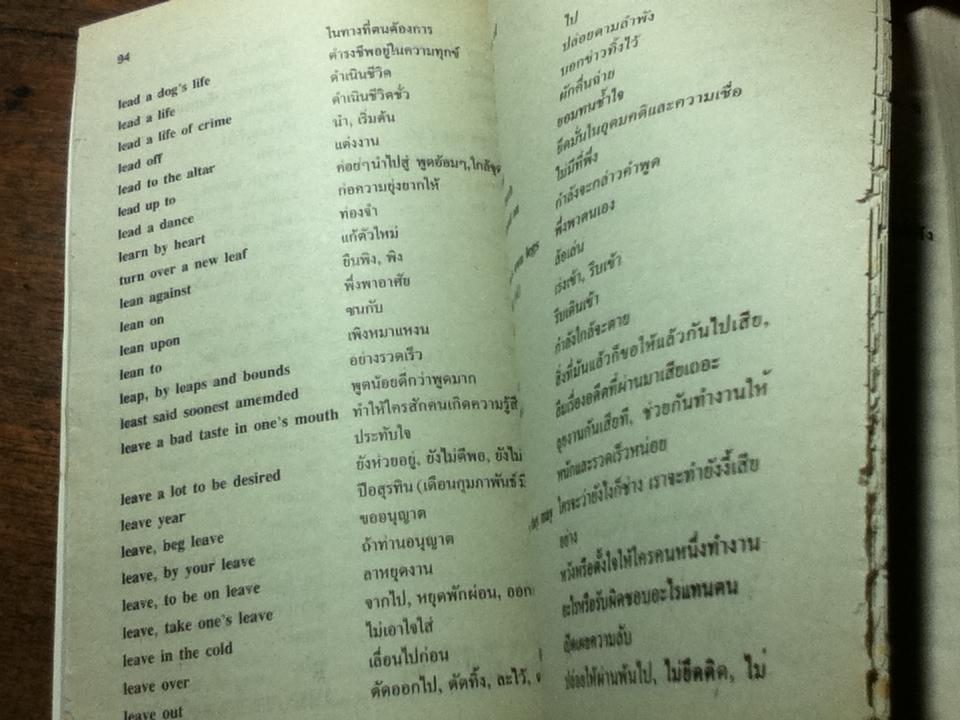 ใช้ศัพท์ภาษาอังกฤษให้ถูกต้องตรงตามความหมายที่แท้จริง และ IDIOMS AND SLANG FOR THAI STUDENTS/ สำราญ คำยิ่ง