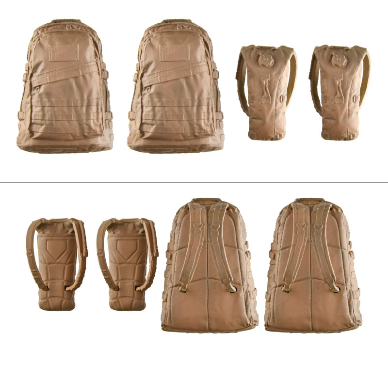 LittleArmory [LD036] Backpack Set A Set 1/12 Plastic Model(Pre-order)