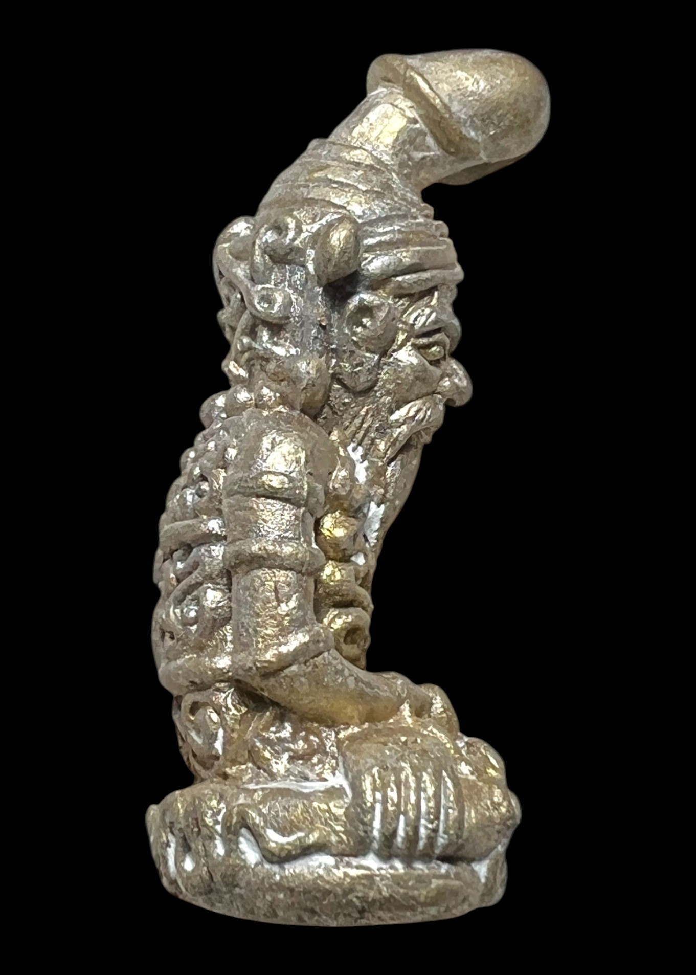 ฤาษีนกเค็ด (รุ่น:มหายันต์ไหว้ครู ๖๘, เนื้อชนวน) Lersi Nok Khet. (series:Maha Yant Wai Kru 68, bronze material) SKU-03765