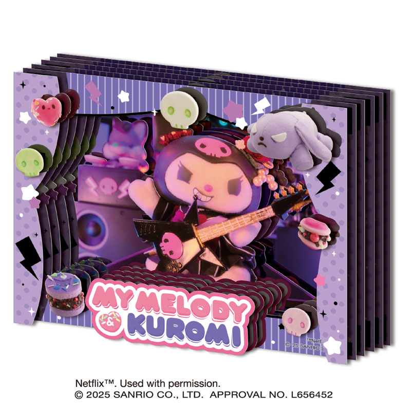 Paper Shadow Art Mini Netflix Series "My Melody & Kuromi" SA-M67 Kuromi(Pre-order)