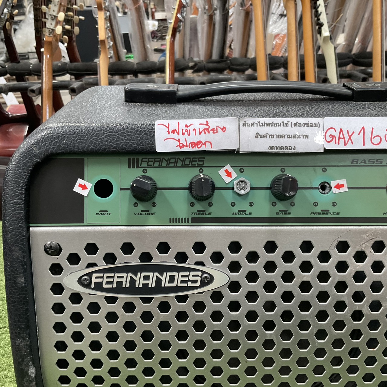 แอมป์เบส FERNANDES : FS-10B สินค้าไม่พร้อมใช้งาน (ต้องซ่อม)
