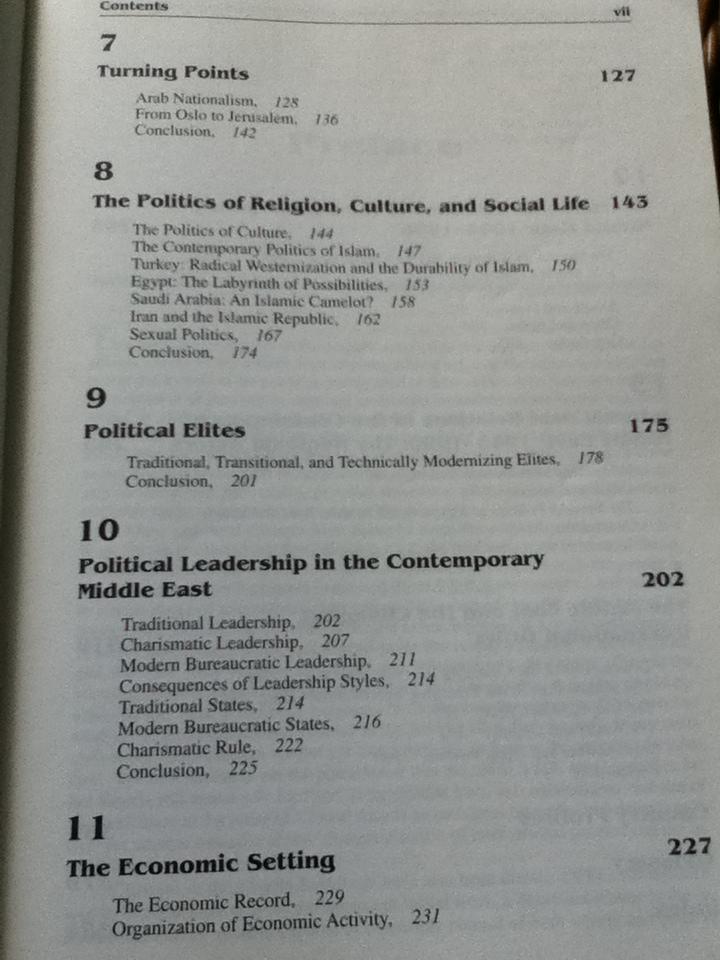 POLITICS AND CHANGE IN THE MIDDLE EAST/ Roy R. Andersen