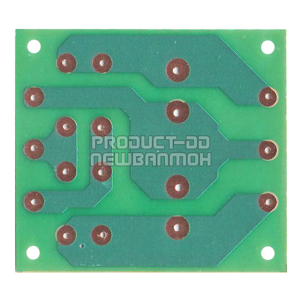 แผ่นปริ้นท์เปล่า DIY วงจรแปลงไฟ Bridge Rectifier ไฟคู่ ขนาด 6.5x7.3 ซม.