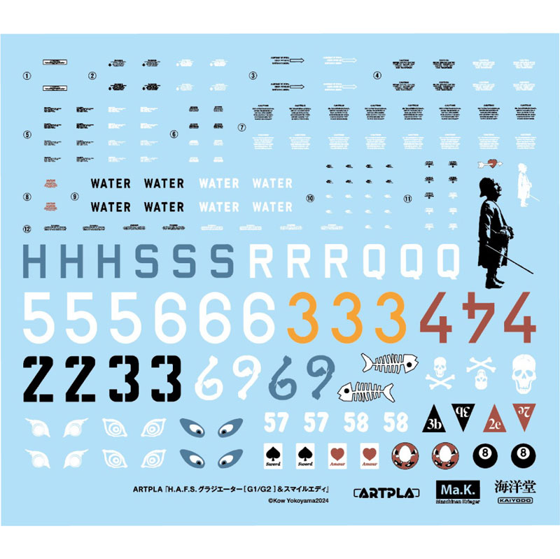 ARTPLA Maschinen Krieger H.A.F.S. GLADIATOR & Smile Eddie Amsel 1/35 Plastic Model(Pre-order)