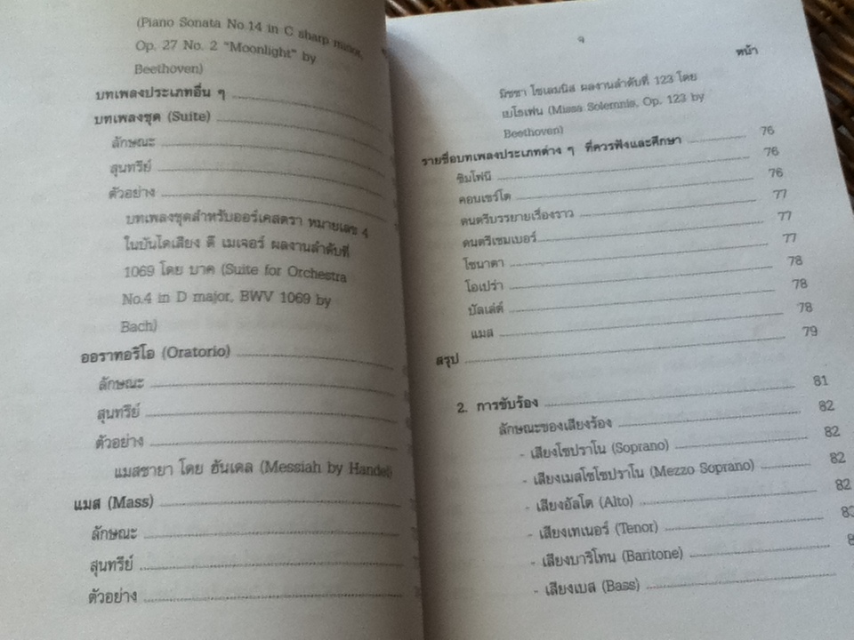 ดนตรีคลาสสิก...บทเพลงและการขับร้อง: หนังสือเสริมความรู้ที่มีเนื้อหาเกี่ยวกับศิลปะ ระดับมัธยมศึกษา
