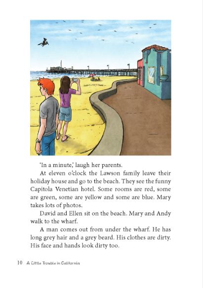 หนังสืออ่านนอกเวลาภาษาอังกฤษเรื่อง A Little Trouble in California (ระดับเบื้องต้น) A Little Trouble in California (Entry- Level )