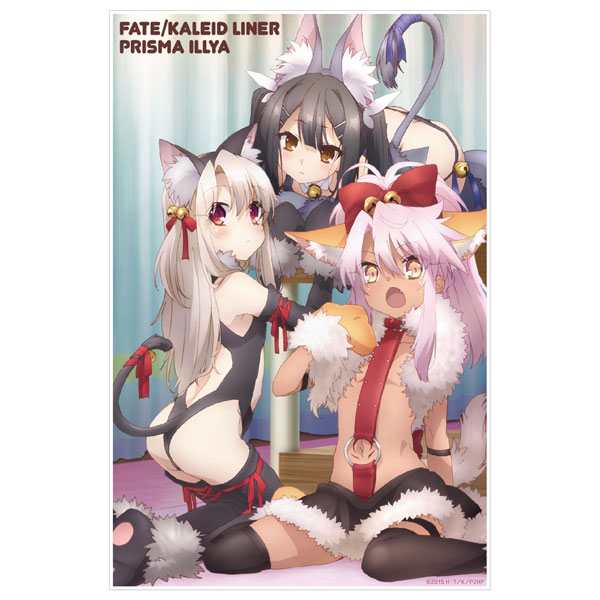 Fate/kaleid liner Prisma Illya 2wei Herz! Animal Ears Illya & Miyu & Chloe Acrylic Art Stand(Pre-order)