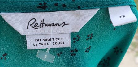 FF03850 เสื้อผ้ามือสอง สีเขียว แบรนด์ Reitmans อก free-52