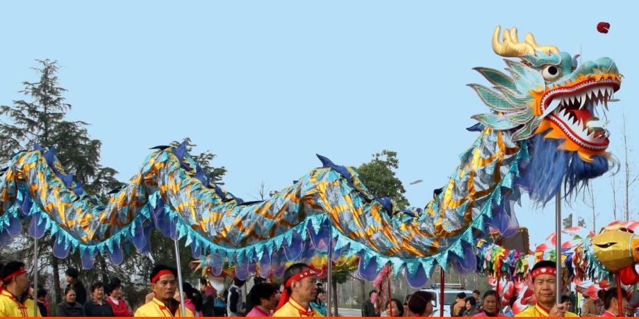 เชิดมังกร มังกรมาตรฐานเบอร์ 3 สำหรับการแข่งขัน การแสดงเชิดมังกร 舞龙 Dragon No. 3 for Performing Dragon Dance and Dragon Competition