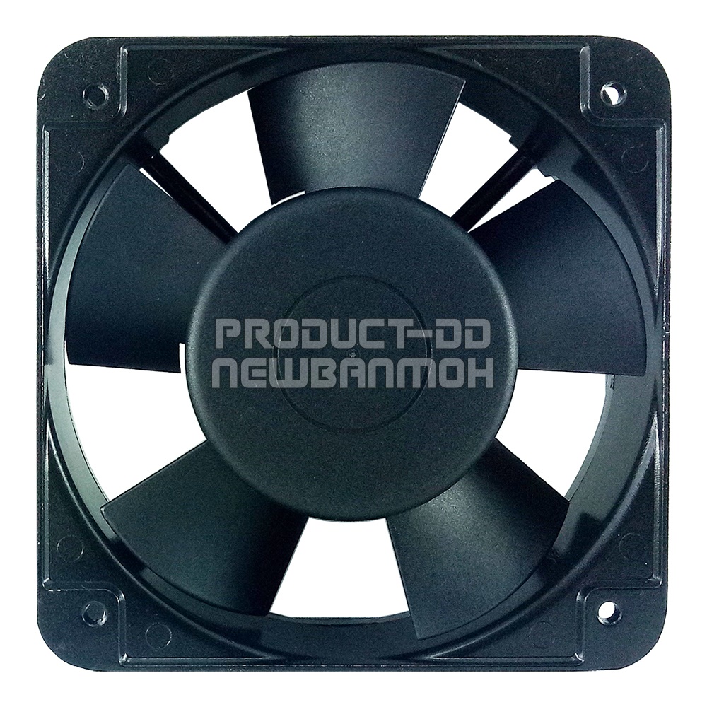 พัดลมระบายความร้อน AC 380V 15050HSL บุช Sleeve Bearing ขนาด 6 นิ้ว (15x15x5 ซม.)