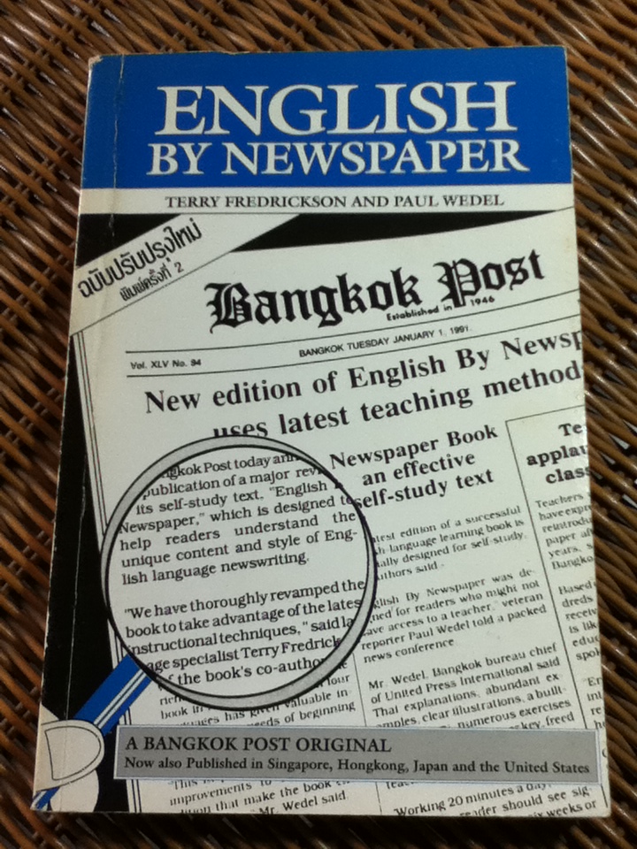 ENGLISH BY NEWSPAPER/ Terry Fredrickson, Paul Wedel