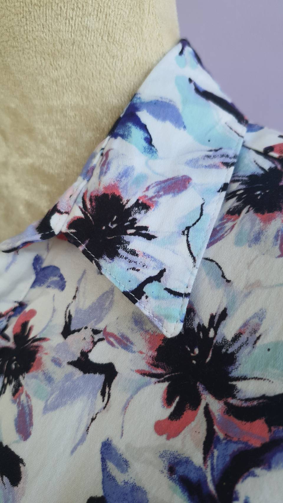 FF02704 เสื้อเชิ้ต แฟชั่น มือสอง อก 37-38 นิ้ว