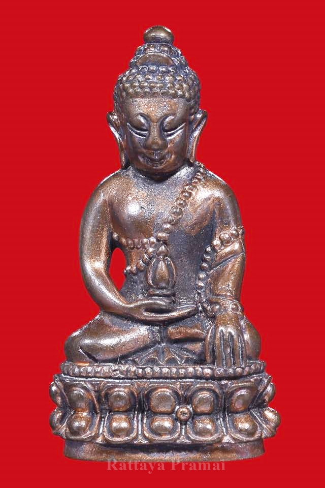 พระกริ่ง เทียนตี้ ครูบากฤษดา วัดสันพระเจ้าแดง จ.ลำพูน เนื้อสัตตะธาตุ (องค์ที่1)
