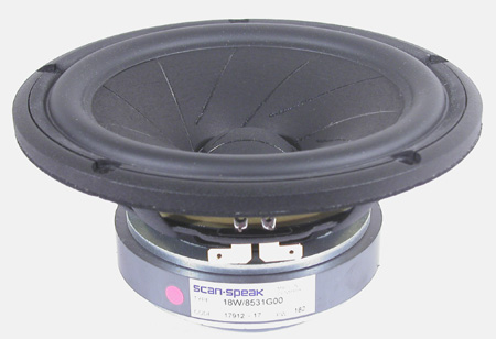 ScanSpeak Revelator 18W/8531G-00 7" Mid Woofer 8 ohm