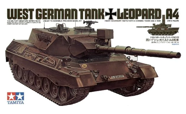 โมเดลรถถังทามิย่า ขนาด 1/35 Tamiya TA35112 West German Leopard A4 Tank Kt