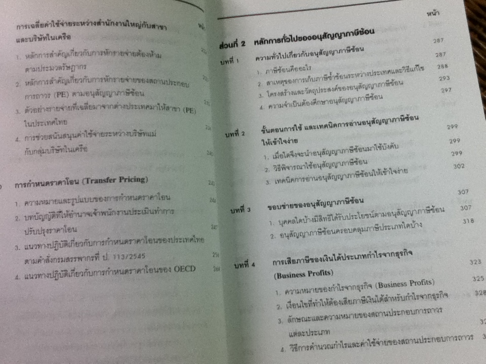 คำอธิบายภาษีเงินได้ระหว่างประเทศ และหลักการทั่วไปของอนุสัญญาภาษีซ้อน/ ธนภณ (เพริศพิบูลย์) แก้วสถิตย์