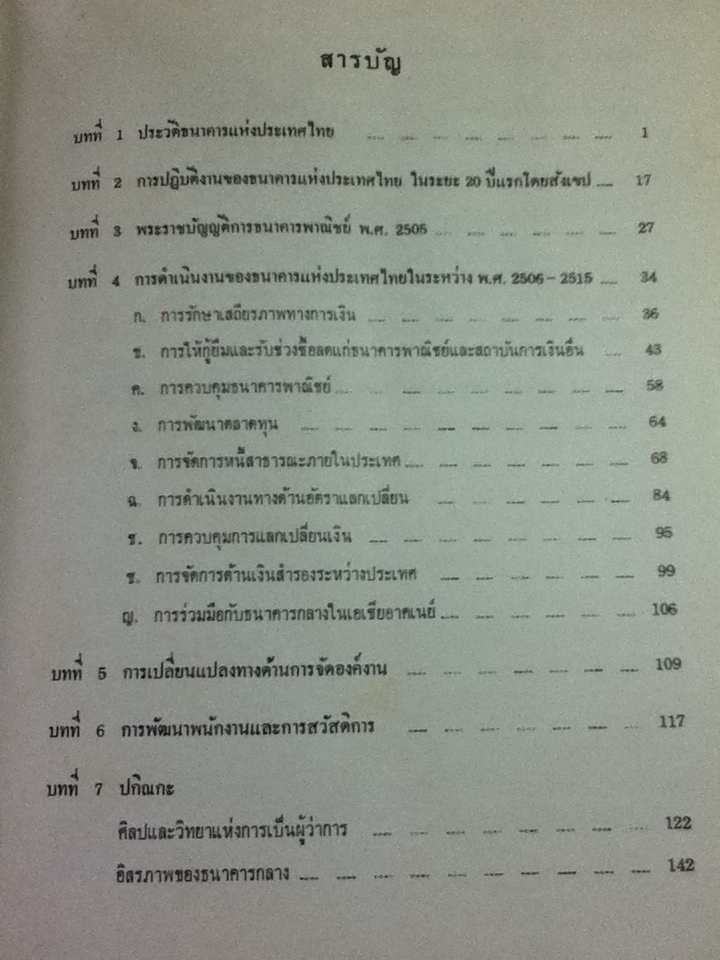 หนังสือที่ระลึกครบรอบ 30 ปี ประวัติและการดำเนินงานของ ธนาคารแห่งประเทศไทย 10 ธันวาคม 2515