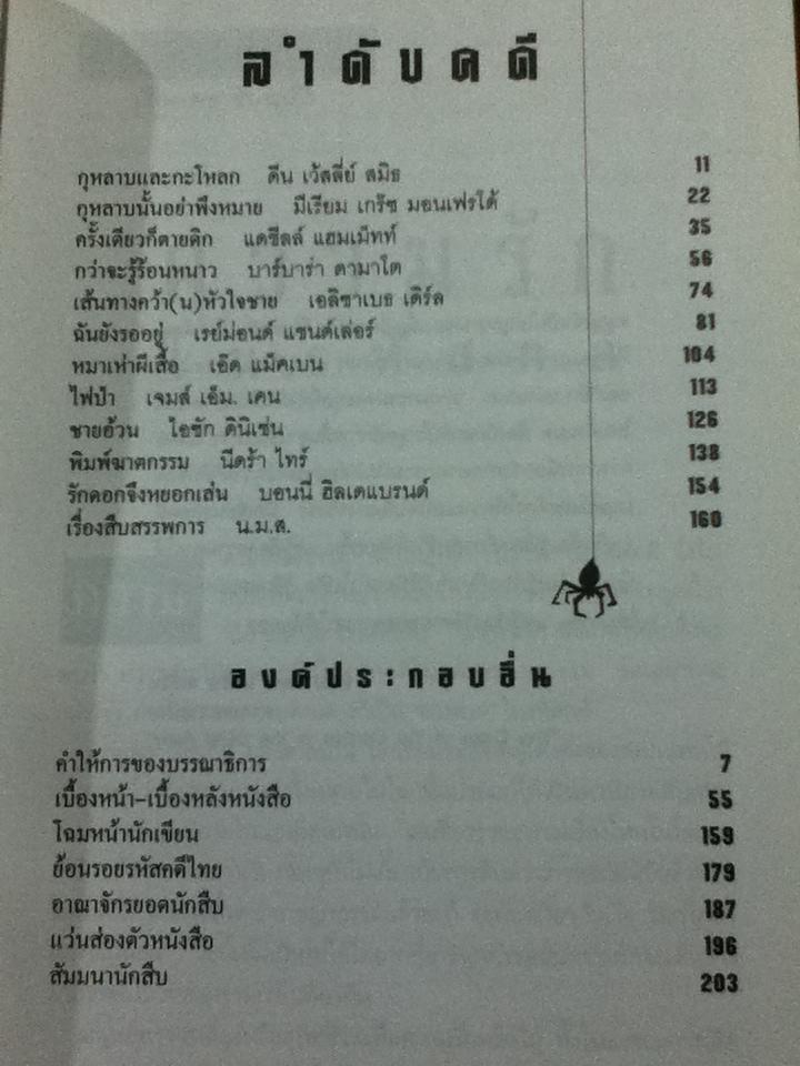 รหัสคดี 6 กุหลาบและกะโหลก/ เรืองเดช จันทรคีรี: บรรณาธิการ