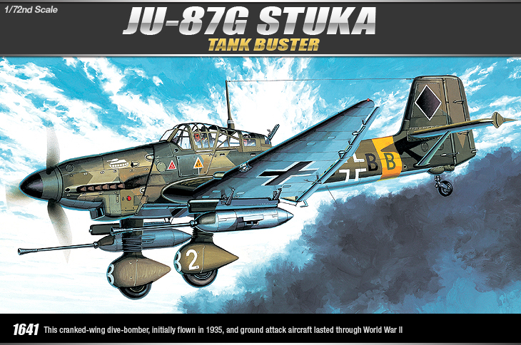 โมเดลเครื่องบินจำลอง Academy ขนาด 1/72 AC12450 JU-87G STUKA