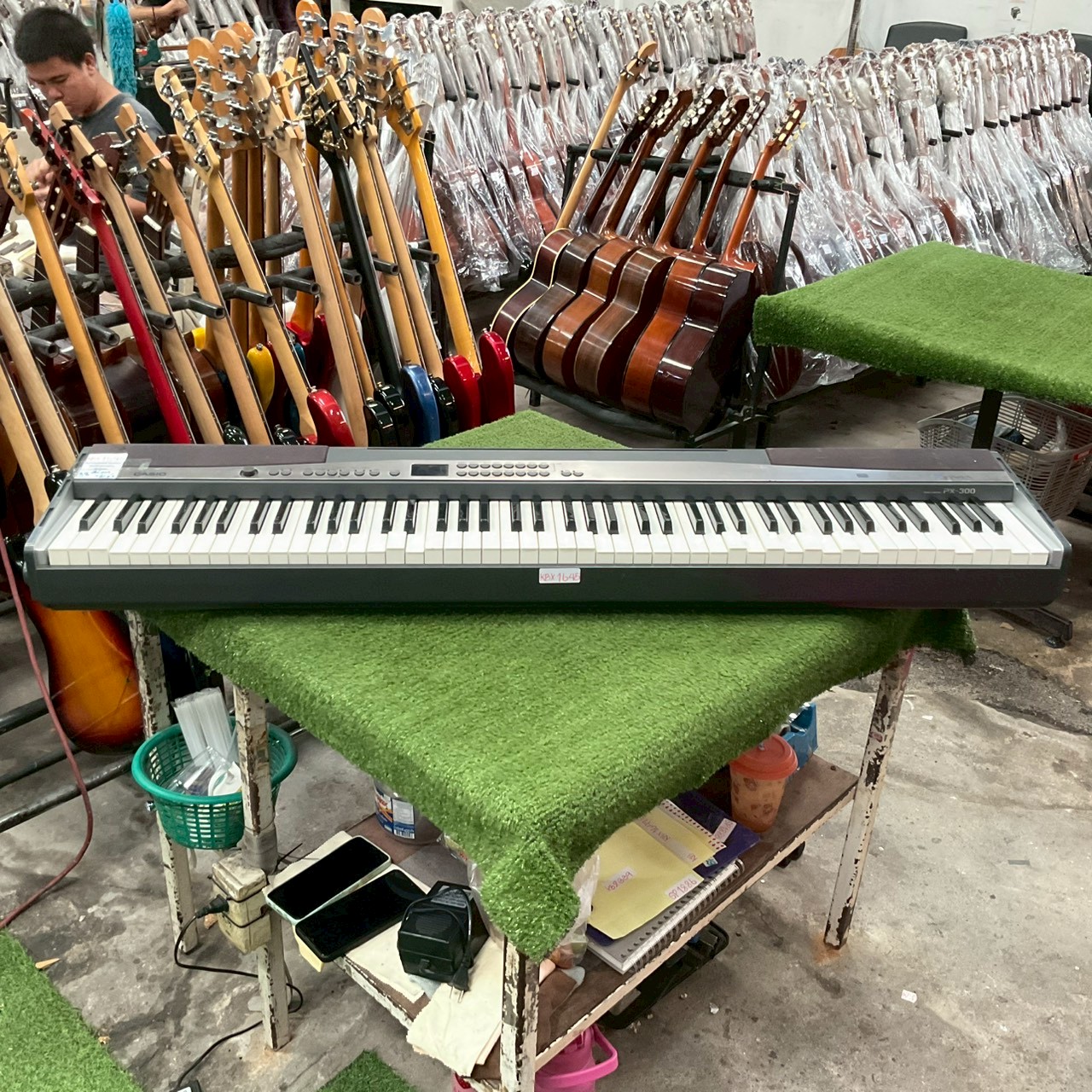 เปียโน CASIO : PX-300 สินค้าไม่พร้อมใช้งาน (ต้องซ่อม)