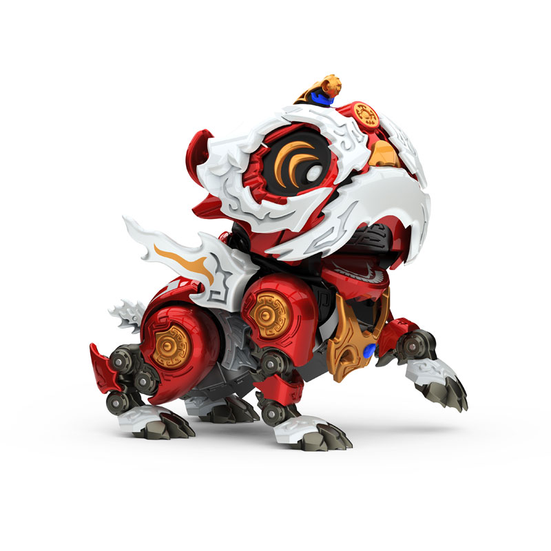 XWS-0001 Shishimai (Red) Alloy Posable Figure(Provisional Pre-order)