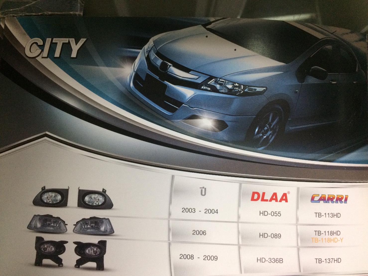 ไฟตัดหมอก HONDA CITY