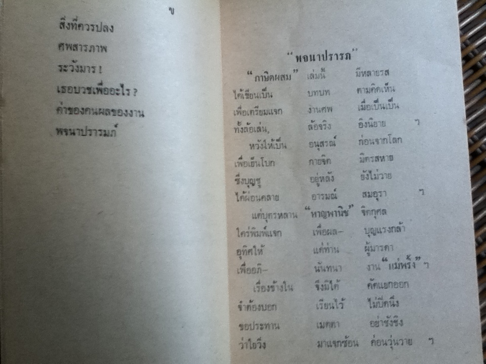 "ภาษิตผสม" เล่ม1 อนุสรณ์ในงานพระราชทานเพลิงศพ คุณแม่พริ้ง หาญพานิช