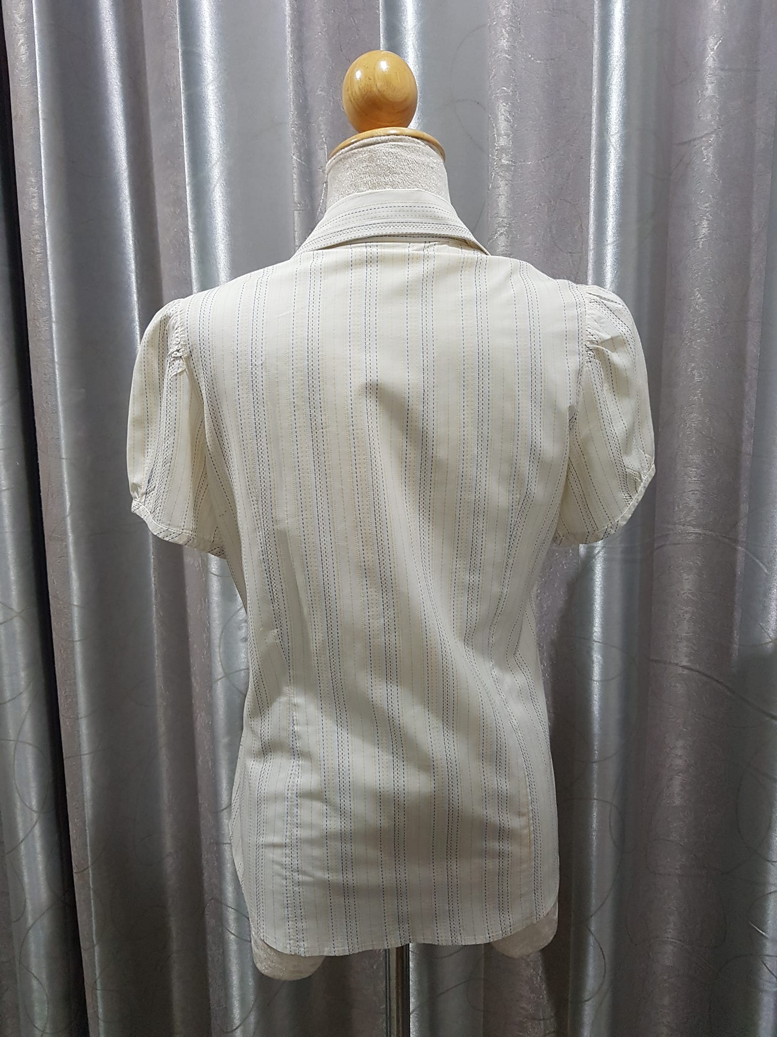 FF01404 เสื้อเชิ้ตแฟชั่น มือสอง อก 35 นิ้ว