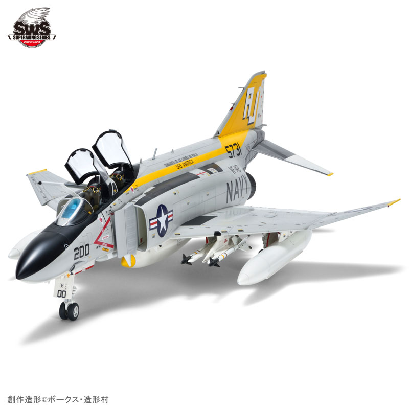 โมเดลเครื่องบิน Zoukei-Mura SWS 1/48 No.9 F-4J Phantom II NAVY